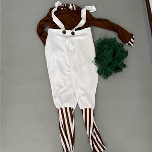 Oompa Loompa Halloween Costume. Wig Included